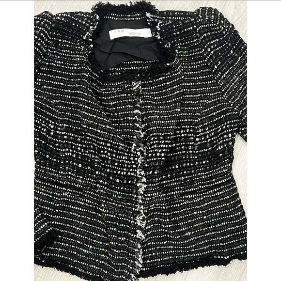 IRO Diana Tweed Blazer NWOT 36 - Picture 4 of 10